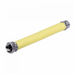 Racord de gaz Italflexigas, MF, inox, galben, flexibil, extensibil, 1 inch, 30 – 60 cm
