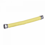 Racord de gaz Italflexigas, MF, inox, galben, flexibil, extensibil, 3/4 inch, 40 – 80 cm