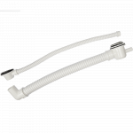 Sifon flexibil Tehnoexport, pentru lavoar, PVC, alb, 6 x 50 cm