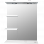 Oglinda baie Sanitop Britney, cu iluminare si 3 polite, 54 x 16 x 67.7 cm