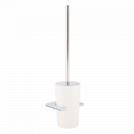 Perie WC de perete Tatay Ronda, ceramica, alb, 13 cm