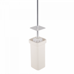 Perie WC Romtatay Flat, ceramica, alb, 16 x 7 x 24 cm