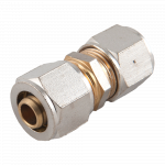 Racord egal pentru teava multistrat, alama, 16 x 16 mm T