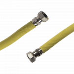 Racord extensibil gaz, din otel inoxidabil, crom, 1/2'' FI-FI, lungimea 100-200 cm