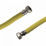 Racord extensibil gaz, din otel inoxidabil, crom, 1/2'' FI-FI, lungimea 50-100 cm