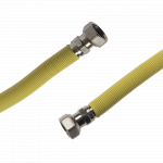 Racord extensibil gaz, din otel inoxidabil, crom, 1/2'' FI-FI, lungimea 75-150 cm