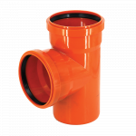 Ramificatie canalizare exterioara PVC Valplast, 87 grade, diametru 125 / 125 mm