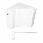 Rezervor WC de colt Angolo Eurociere, ABS, max. 8,5 l
