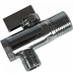 Robinet coltar cu filtru, zamac, 1/2'' x 3/8''