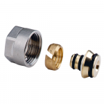 Set 2 racorduri pentru tevi multistratificate Ferro 67861612Y, 3/4 inch, 16 x 2 mm