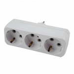 Adaptor Hepol, alb, 3 prize, 3500W