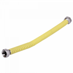 Racord de gaz Italflexigas, FF, inox, galben, flexibil, extensibil, 1/2 inch, 30 – 60 cm