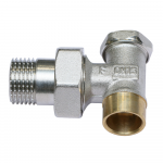 Robinet calorifer retur coltar Ferro ZK2LY, pentru lipire, 1/2 inch x 1/2 inch