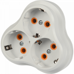 Triplustecher in forma de stea Hepol, cu 3 prize, 74 g