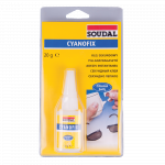 Adeziv instantaneu pentru plastic, ceramica si sticla Soudal Cyanofix 84A, 20 g