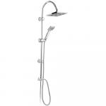 Set dus Ferro Squerto NP22, reglabil, comutator ceramic, crom, 1,5 m