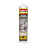 Silicon rezistent la temperaturi de +285°C, rosu, Soudal Gasket Seal, interior, 280 ml