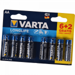 Baterii VARTA High Energy, alcaline, AA, 8 buc