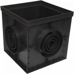 Camin PolyMax Basic, polipropilena, 300 x 300 mm, negru