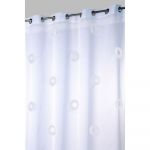 Perdea Cosmos din 100% poliester, alba 011, 140 x 260 cm