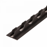 Profil dilatare UFH Purmo, plastic, negru, 2 m/buc