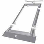 Rama etansare Fakro EZV-A, pentru acoperisuri ondulate, aluminiu, 66 x 118 cm