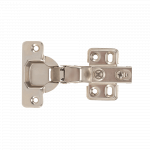 Balama aruncatoare Easy-Fix, cu amortizor si placa fixa 17 mm, ingropat, otel nichelat, 35 mm, 2 buc