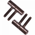 Balama cu 2 tije, otel, cupru antic, 11 x 40 mm, set 2 BUC