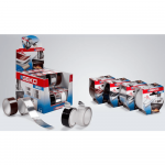 Banda adeziva aluminiu termorezistenta Geko, maro, lungime 9 m, latime 40 mm