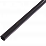 Bara galerie metal forjat, 16 mm, 120 cm, negru
