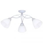 Lustra Bruce 3, Aldex, 3 x E27, 60W, alb + gri, IP20
