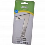 Numar usa/poarta 7 Fischer, inox, prindere suruburi, 10 mm