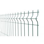 Panou gard bordurat zincat, plastifiat, verde, RAL 6005, 1200 x 2000 mm