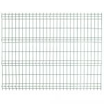 Panou gard bordurat zincat, plastifiat, verde, RAL 6005, 2000 x 2500 mm