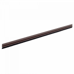 Prag izolator din aluminiu ALU FIX, cu perie, maro, L: 100 cm