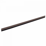 Prag izolator PVC cu perie Geko Staff, maro, 40 mm x 98 cm