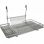 Suport cu agatatoare, vase si pahare, fier cromat, 44 x 5 x 26 x 26 cm