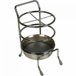 Suport pentru tacamuri, cu stativ, fier cromat, 16 x 14 x 11 cm