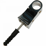 Inel suport pentru bare de bucatarie, fier cromat, 2,5 x 2,5 x 5 cm