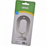 Numar usa/poarta 0 Fischer, inox, prindere suruburi, 10 mm