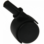 Roata dubla articulata cu manson si pin, stift, D: 40 mm