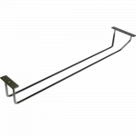 Suport cu agatatoare, cani si pahare, fier cromat, 46 x 11 x 6 cm