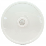 Aplica rotunda cu senzor Hepol, 1 x LED, max 12 W, IP40, alb