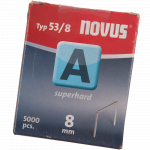 Capse Novus, pentru capsatoare manuale si electrice, zinc, 11,3 x 8 mm, 5000 buc