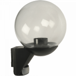Lampa pentru exterior Steinel L585 S, senzor infrarosu cu detectie 12 m, bec E27, alba