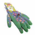 Manusi pentru gradinarit Garden, marimea 9, nylon + latex, model floral