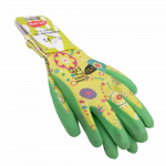 Manusi pentru gradinarit Garden , nylon + latex, model floral, marimea 7