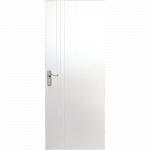 Usa interior celulara Pamate M050, model plina, reversibila, MDF, alb, toc fix, 200 x 80 cm x 3.5 cm