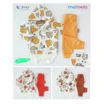 Compleu Engros pentru bebelusi, 3 piese, cu model imprimat