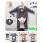 Compleu Engros pentru bebelusi, 4 piese, elegant + papion
